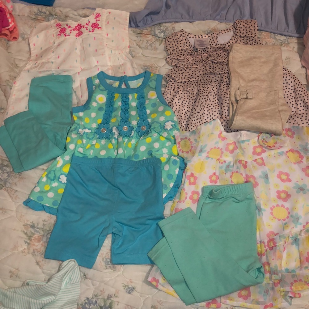 8 piece sets baby girl 12 m